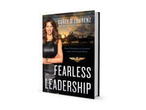 Carey Lohrenz- Fearless Leadership Book-WSJ Bestselling Book- Female Fighter Pilot- leadership